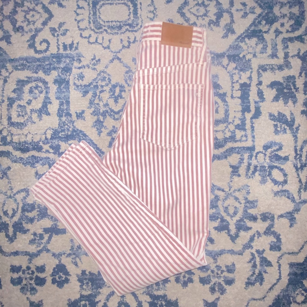 madewell high rise slim crop boy jean